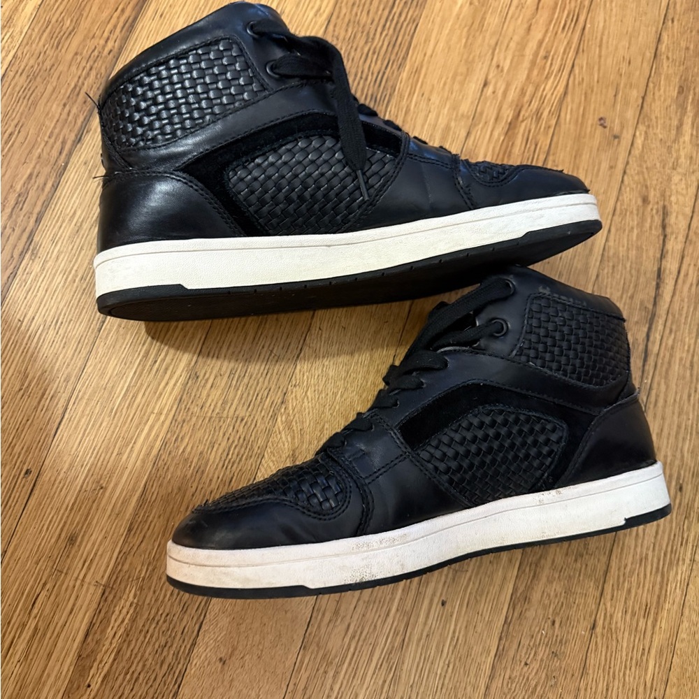 Black High-Top Men's Sneakers